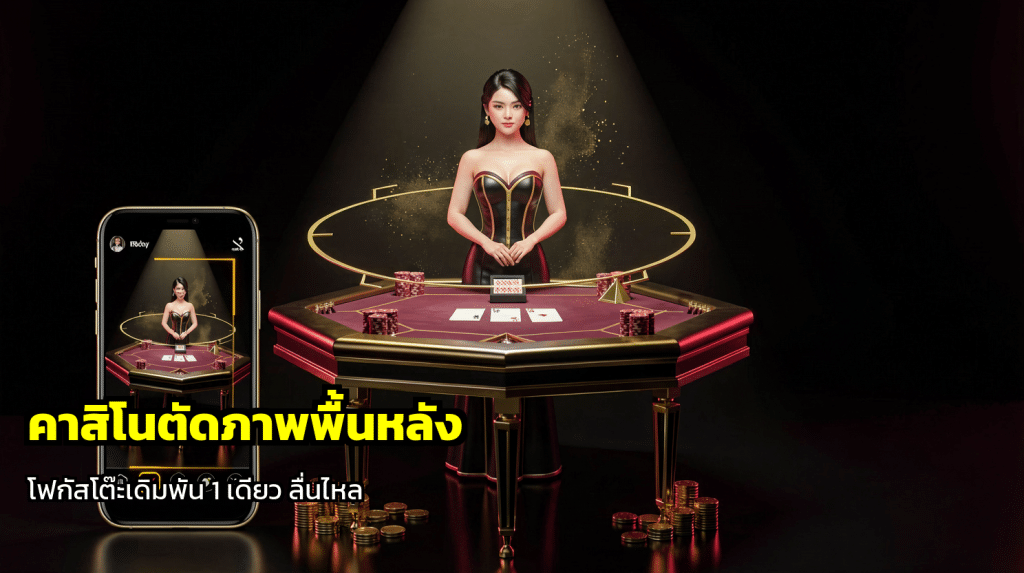 คาสิโนตัดภาพพื้นหลัง