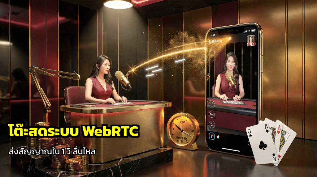 โต๊ะสดระบบ WebRTC